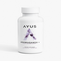 AYUS Ashwagandha + supplement bottle