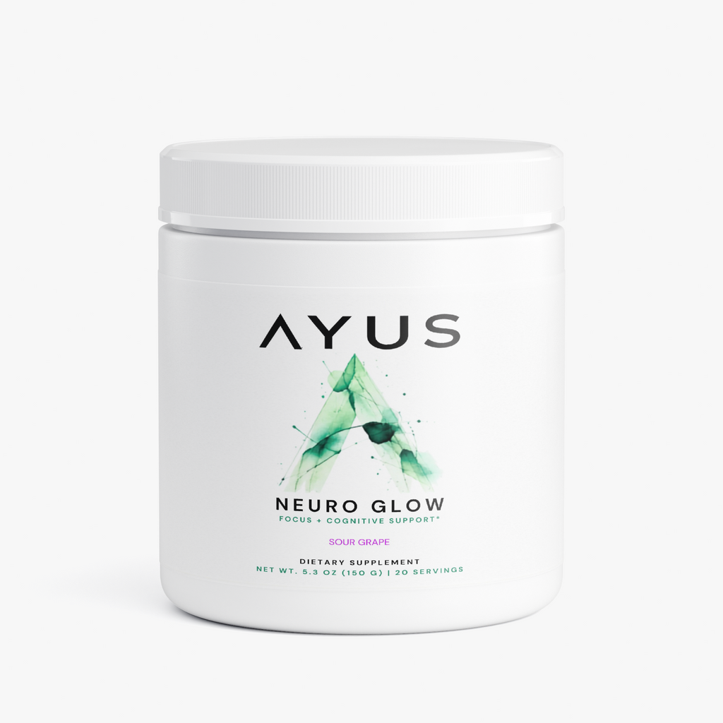 AYUS Neuro Glow supplement jar